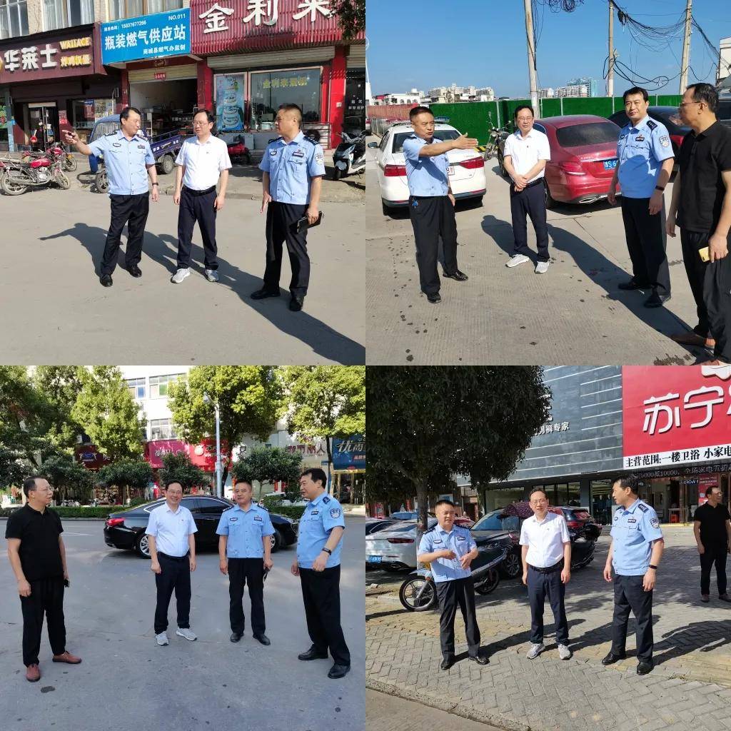 9月14日上午,县委常委,政法委书记高东到城区各重点