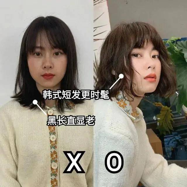 发型|5款韩式女生短发搭配，俊朗帅气，中性风十足
