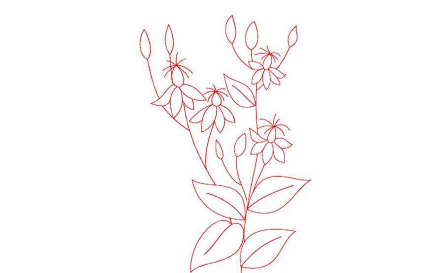 花瓣|好好的小白花,怎么就长了麻子?麻子脸小花刺绣制作教程