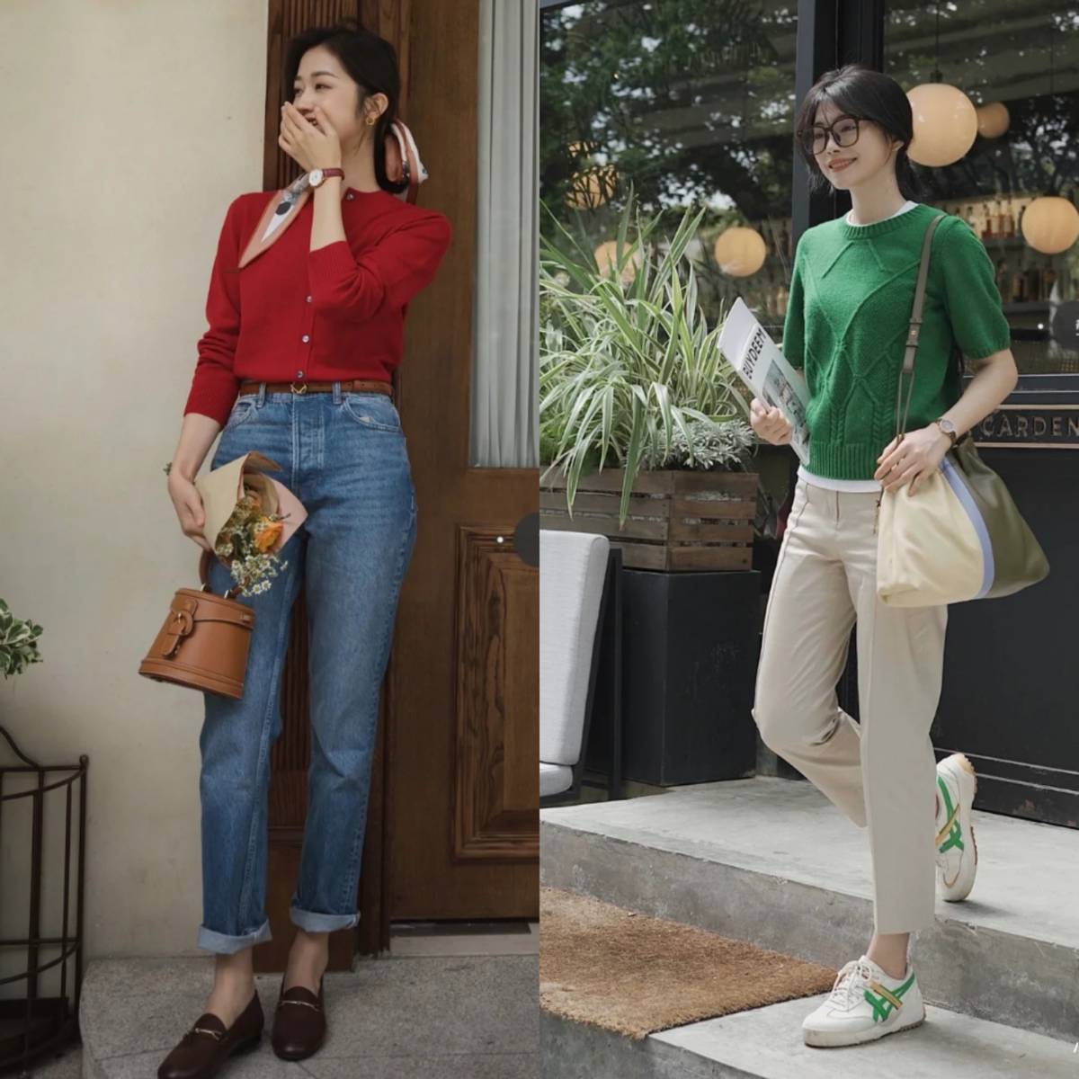 身材|这些秋日休闲look，每套都好时髦！