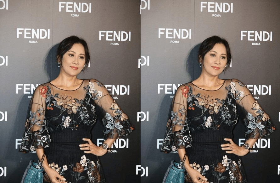 刺绣|不愧是刘嘉玲太敢穿，豹纹衬衫都能HOLD的住，意外的有些好看