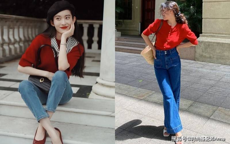 曲线|女人不能少的牛仔裤搭配，选这3款，帮你穿出高瘦身材与时髦气质