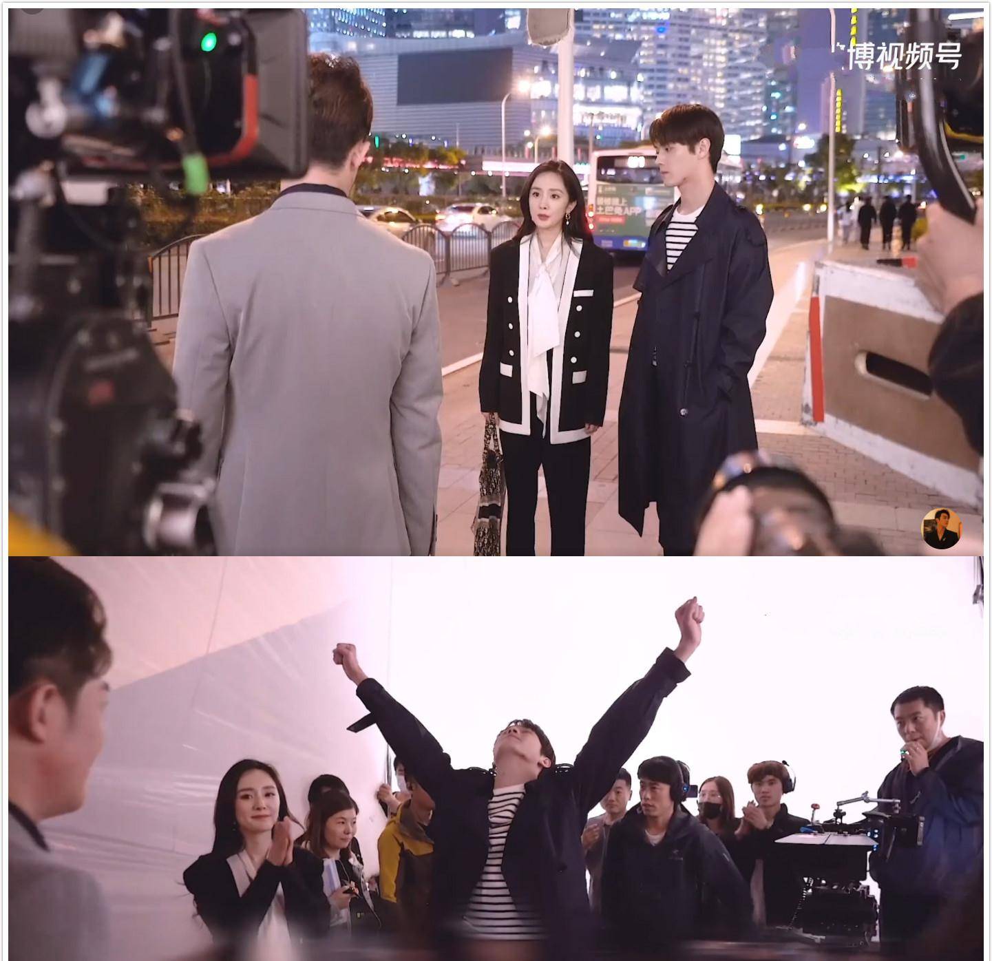 服装|杨幂真的好勇敢啊，和小9岁的许凯演情侣，看照片还挺有cp感