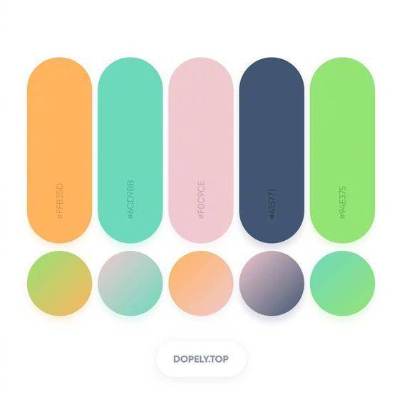 设计|河南领创品牌策划：logo设计中渐变色彩搭配参考