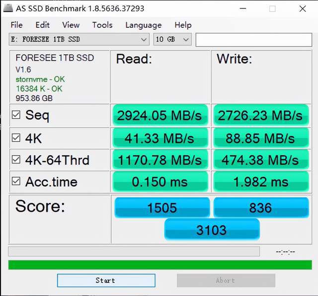 主控|江波龙 FORESEE XP1000 1TB SSD 体验：主流性能，超低发热