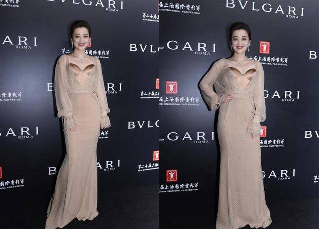 贵妇|梅婷的衣品比年轻人还潮，穿波点薄纱裙配抹胸内搭，穿出贵妇感