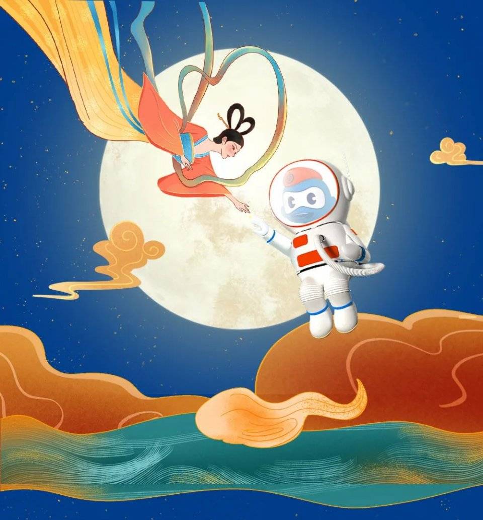 假如古时有微信我们会和嫦娥发生怎样的奇妙对话呢?