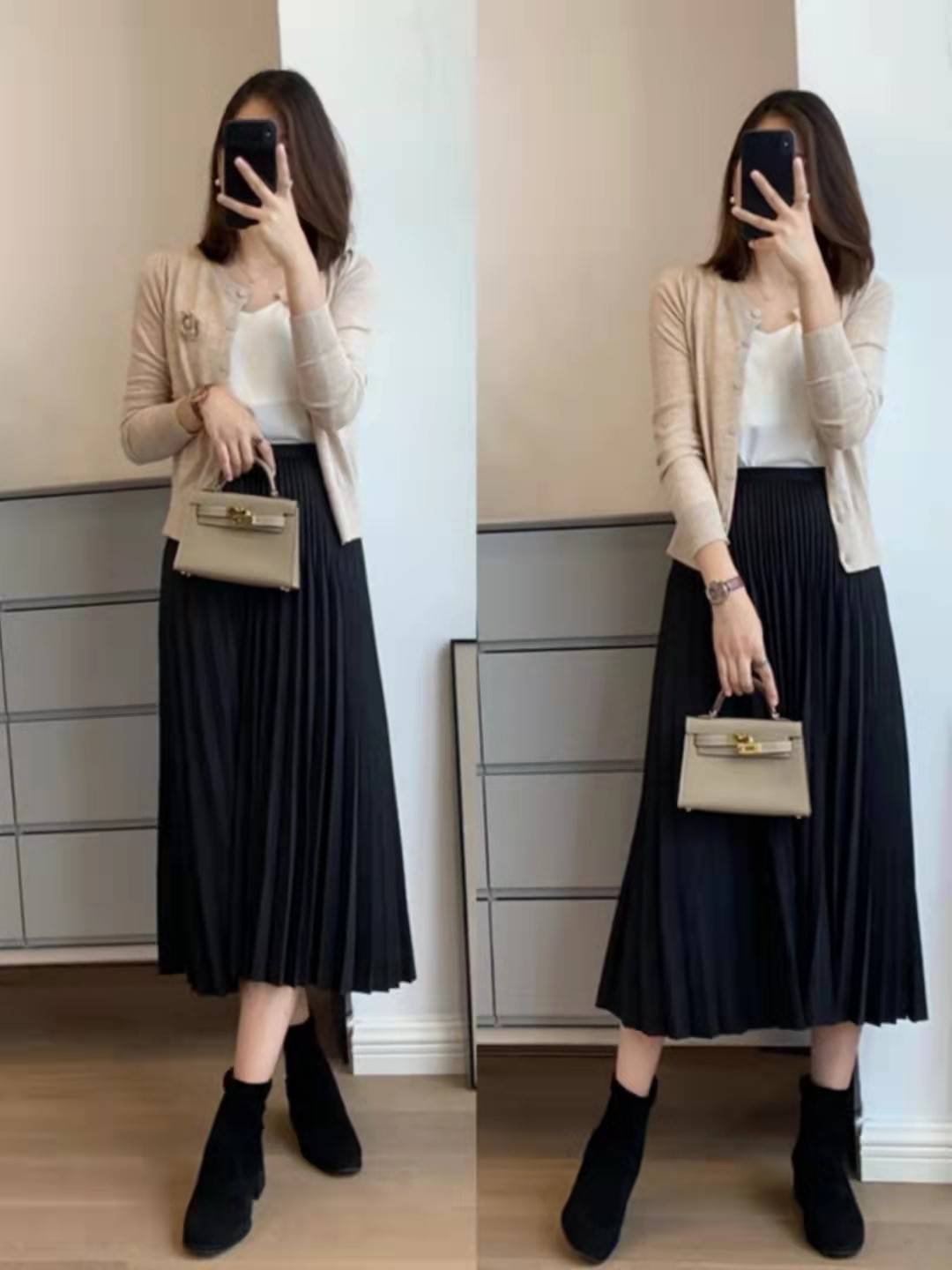 下装|秋季流行“针织小衫”,教你4种优雅搭法,演绎轻熟女人的气质美