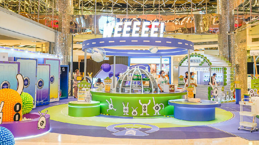 品牌|儿童零食集合品牌WEEEEE!首家快闪店空降上海大悦城,一起传递快乐魔力