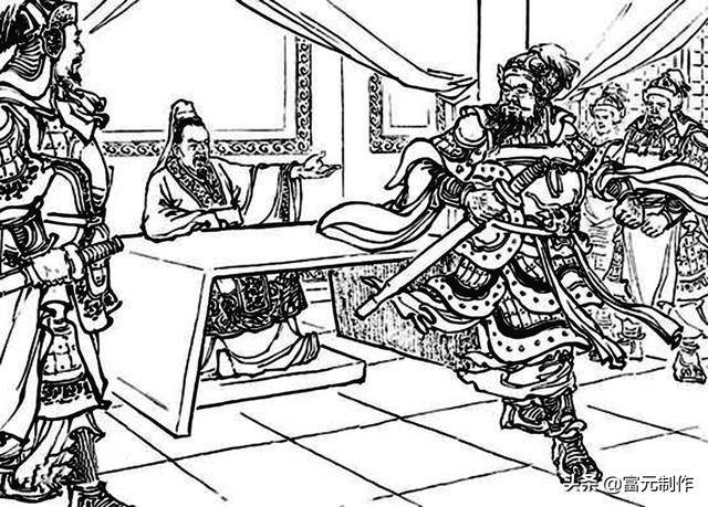 桥蕤马上摆酒招待纪灵,就这样他们也归顺了袁术.