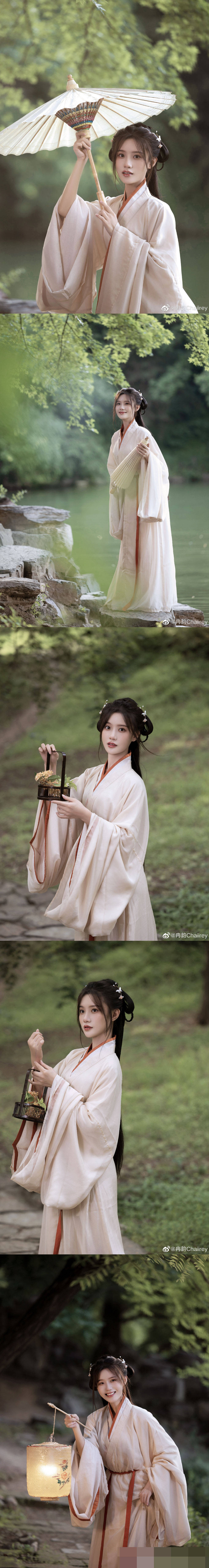 大小姐 中秋就是要穿汉服！同一个摄影师同样的汉服造型，女星们来比美啦