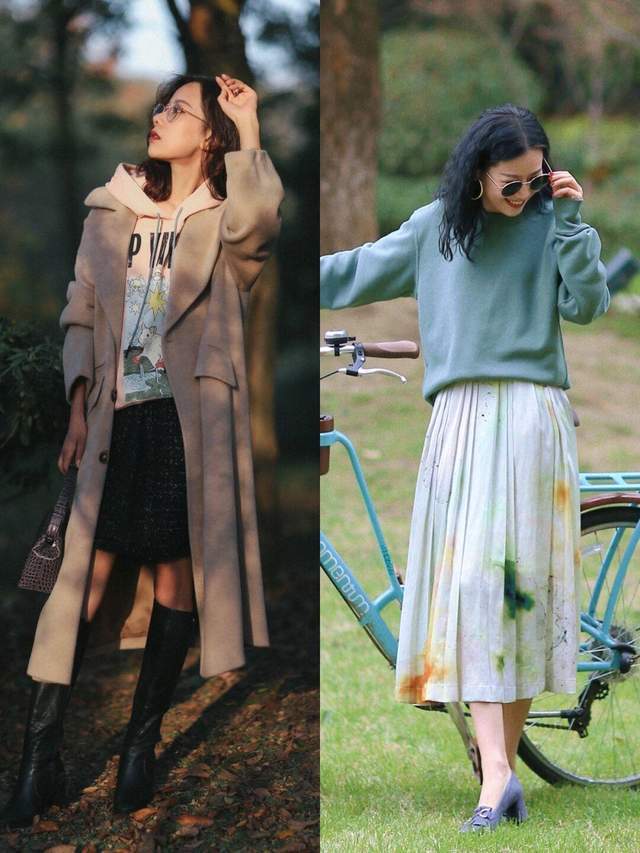 魅力 普通女生怎么穿显高又显瘦？针织衫搭配阔腿裤，不光高级还很减龄
