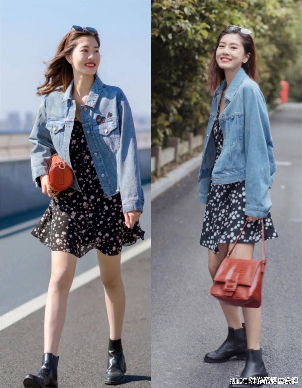 身材 最近火了一种外套：叫”牛仔外套“，青春时尚谁穿谁好看