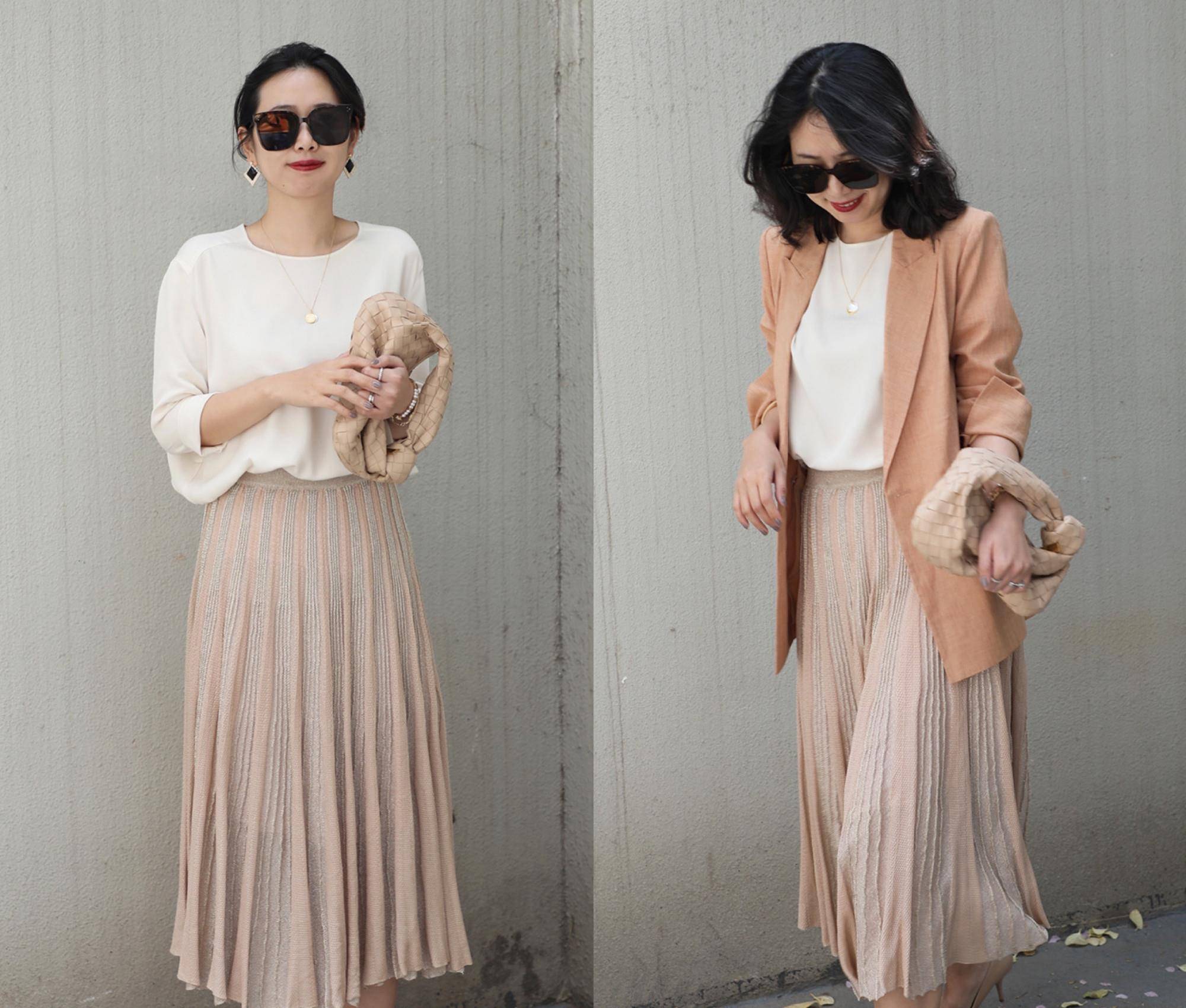 保度 身材普通的中年女人，学她这样穿，大方得体又减龄