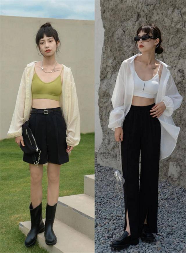 身材 阔腿裤怎么穿好看？18套经典的“搭配指南”送你，直接套用准没错