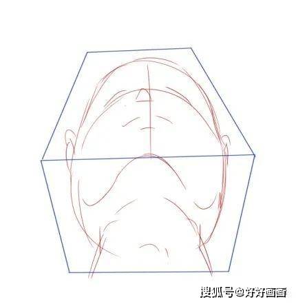 差不多绘画初学者需要学会的头部透视技巧