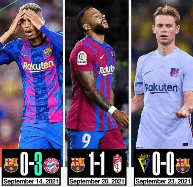 原创梅西转会巴黎双输!巴萨难求一胜,遭嘲讽梅西在哪里