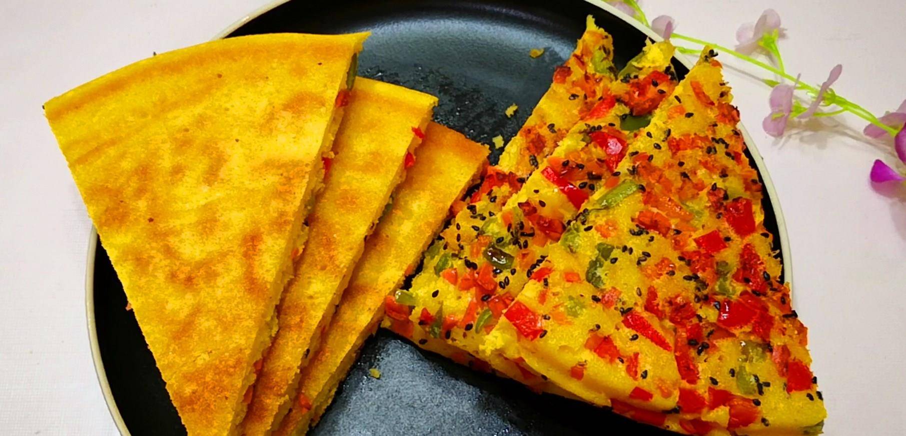 时间|300克玉米面,1个鸡蛋,只管往电饼铛里一倒,出锅全家流口水,香