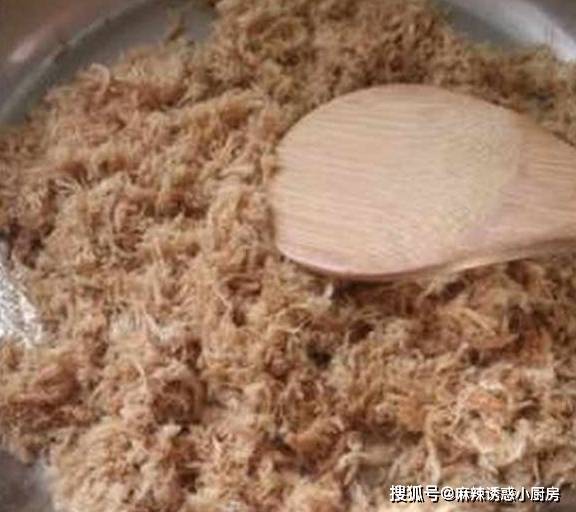 面团|家庭自制肉松面包,柔软酥香,咸鲜入味,早餐再也不用出去买了!