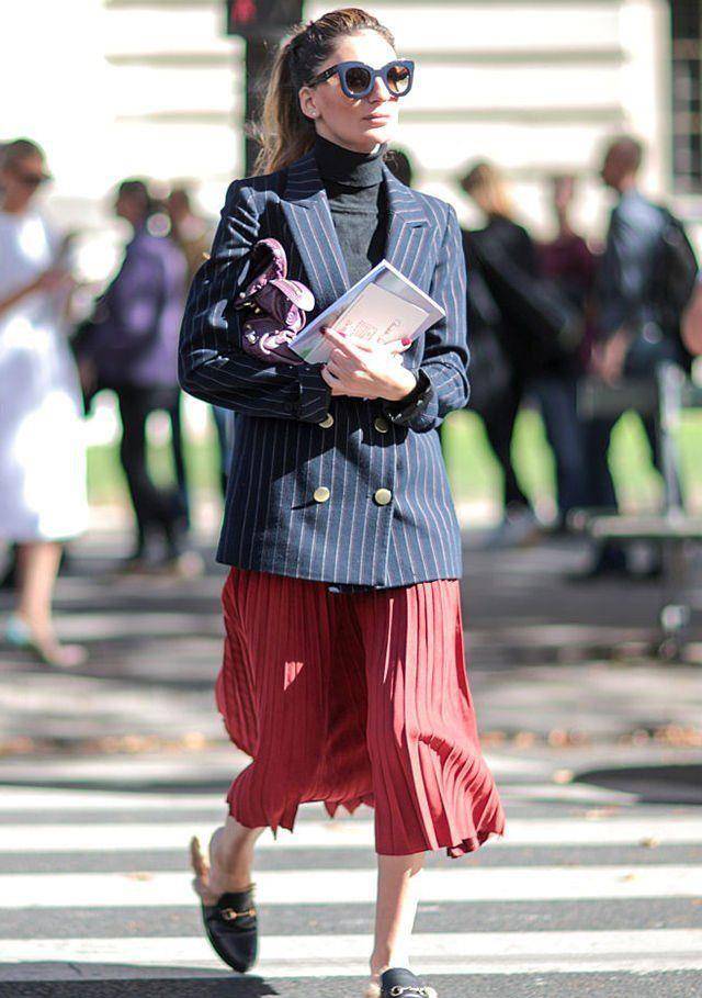 毛衣 过年穿红色,这样穿时尚又得体!