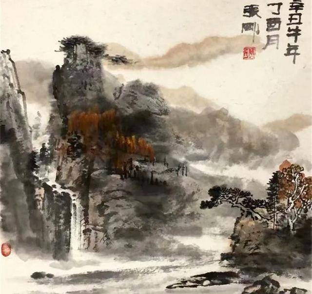 中国画家江汉八友与写意神农架(图)