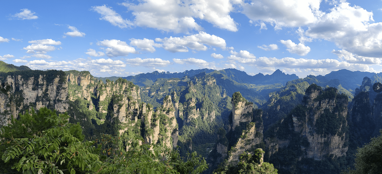 张家界全景图片大全图片