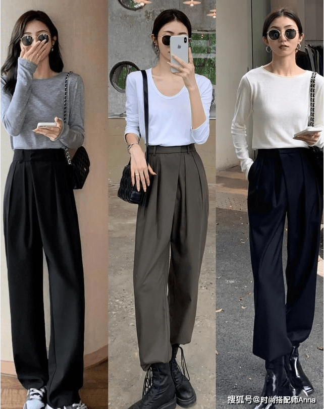 纸片人 秋天到了,来看看这个韩国小姐姐的显瘦穿搭,学她穿成“纸片人”