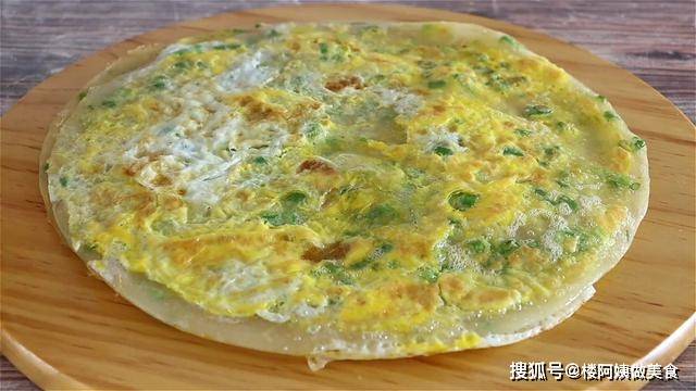 葱花|简单的早餐饼做法，省时省力，吃起来柔软又筋道，营养又健康