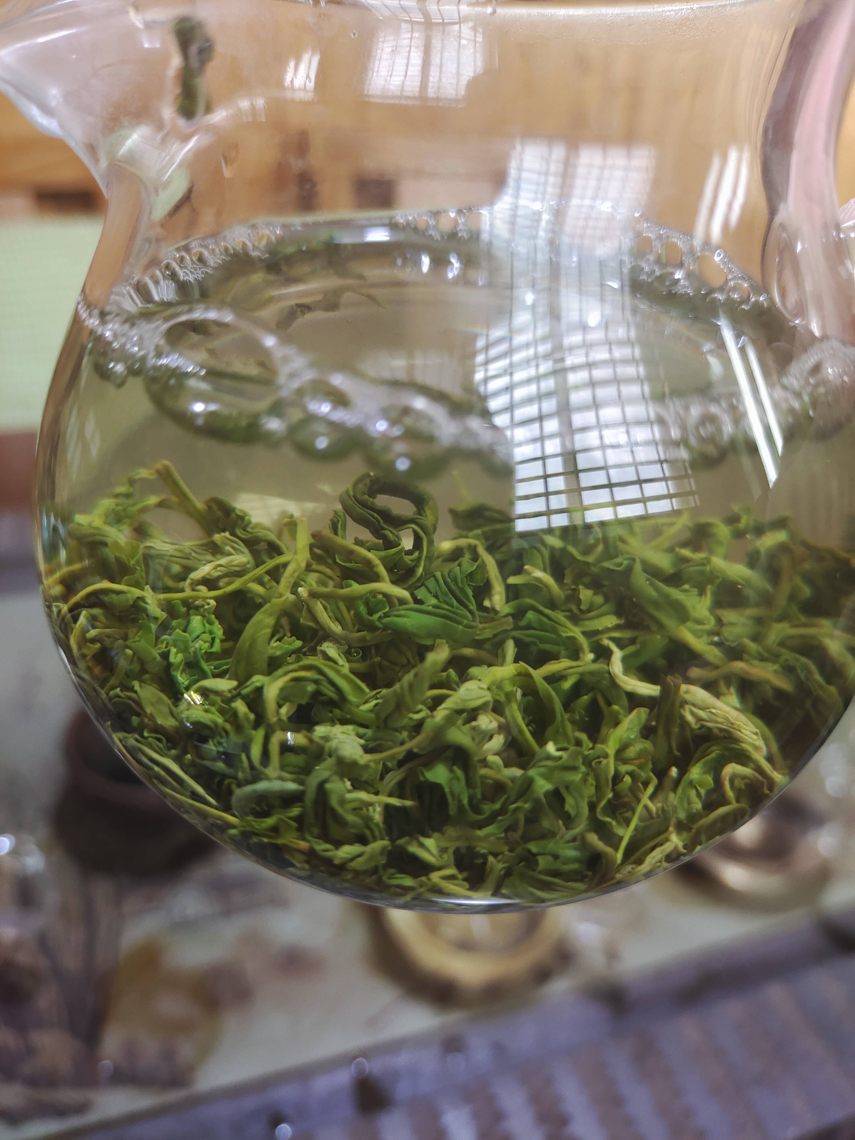 秋日的崂山绿茶豌豆香浓厚