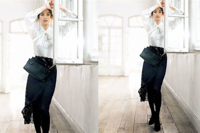 黑色 8月日杂时尚穿搭排名，流行集中在衬衫与裤子的搭配，潇洒而优雅