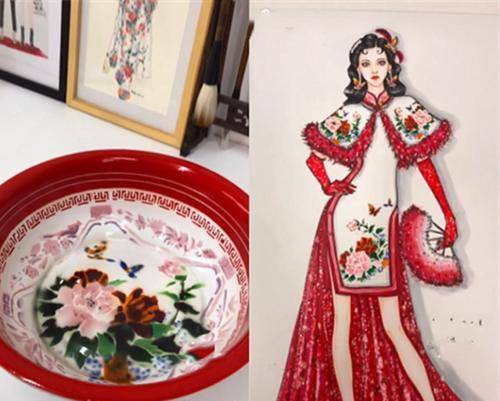 样式 美术生用“包装”画礼服，款款复古风十足，网友：手被天使吻过？