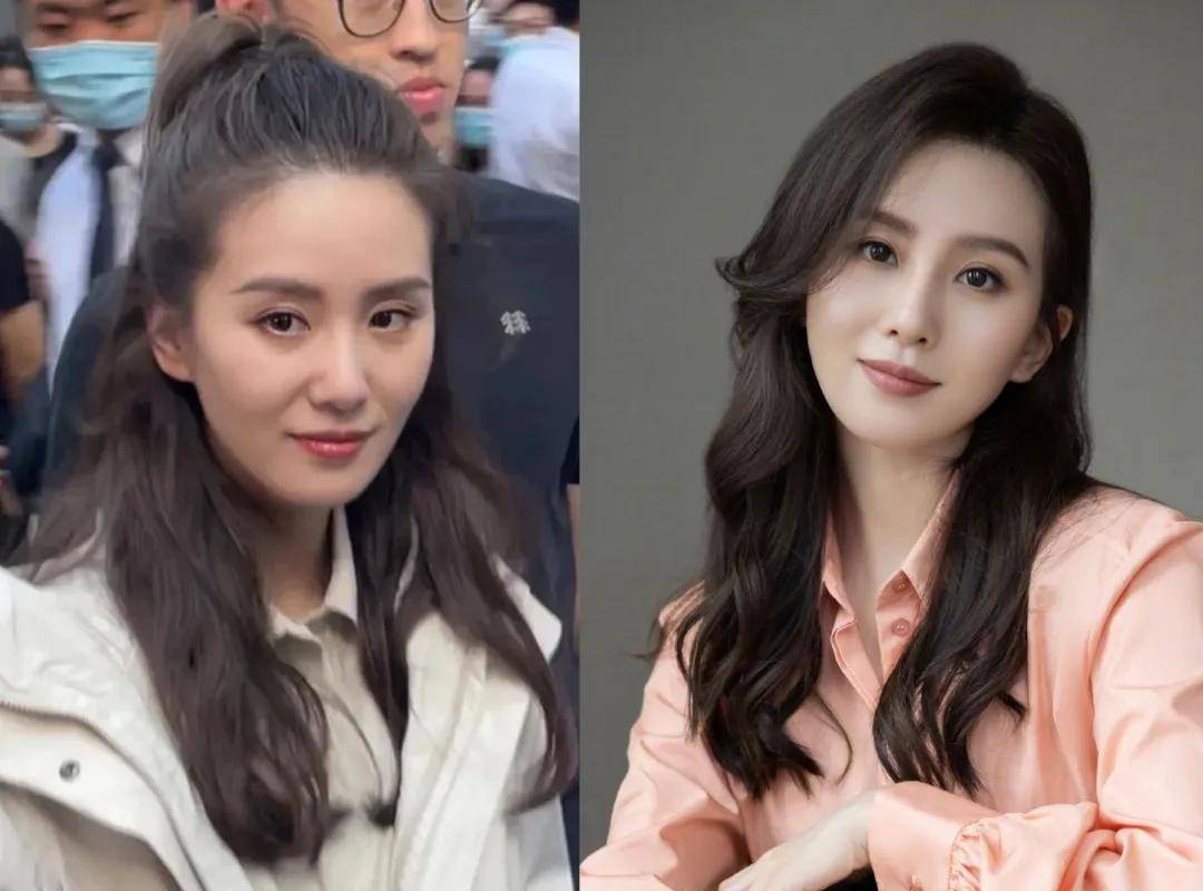 迪丽热巴路人镜头下的女明星：刘诗诗唐嫣法令纹明显，迪丽热巴童瑶身材好