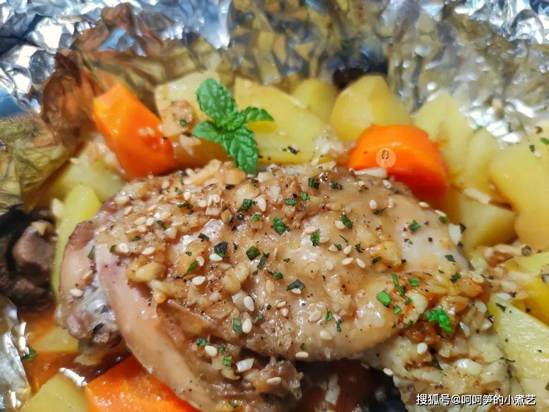 电饭煲|电饭煲时蔬蒸鸡腿，有颜值有美味，懒人也可以轻松做的完美晚餐
