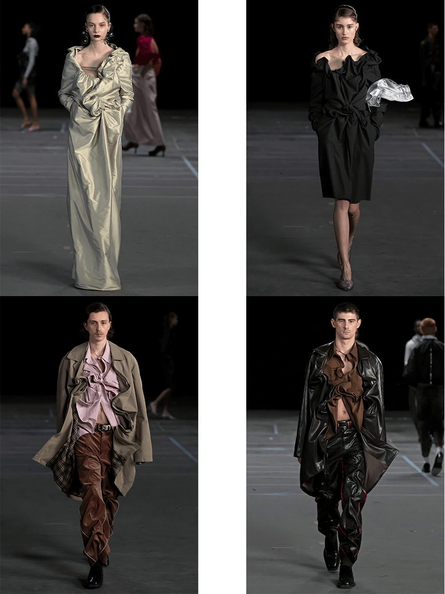 YProject YProject 2021秋冬，混乱中的不可预测性，扭结与褶皱的活力亮点