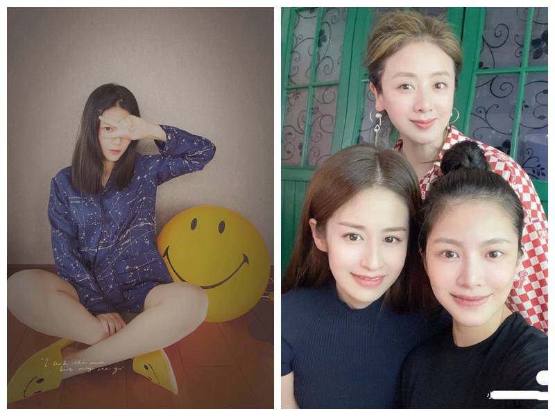 四位辣妈聚会颖儿小李琳郭碧婷王灿罕见同框满屏的美女