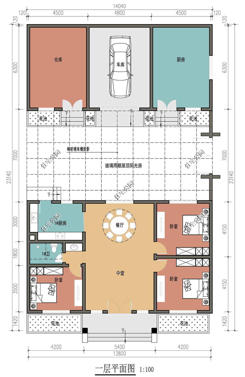 農村建房沒有堂屋能行嗎分享15套帶堂屋的戶型總有一套適合你