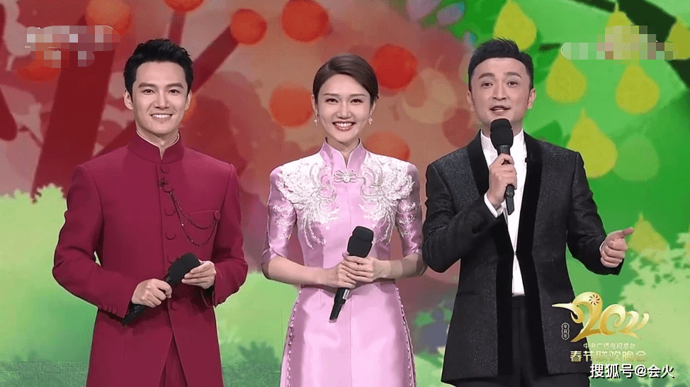 栏目央视天团同框热舞！康辉动作迟缓一脸尴尬，龙洋穿紧身裙秀小蛮腰