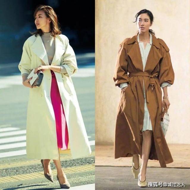 服装 秋季，“风衣”怎么穿更优雅？试试这样搭配，气质百搭又实用