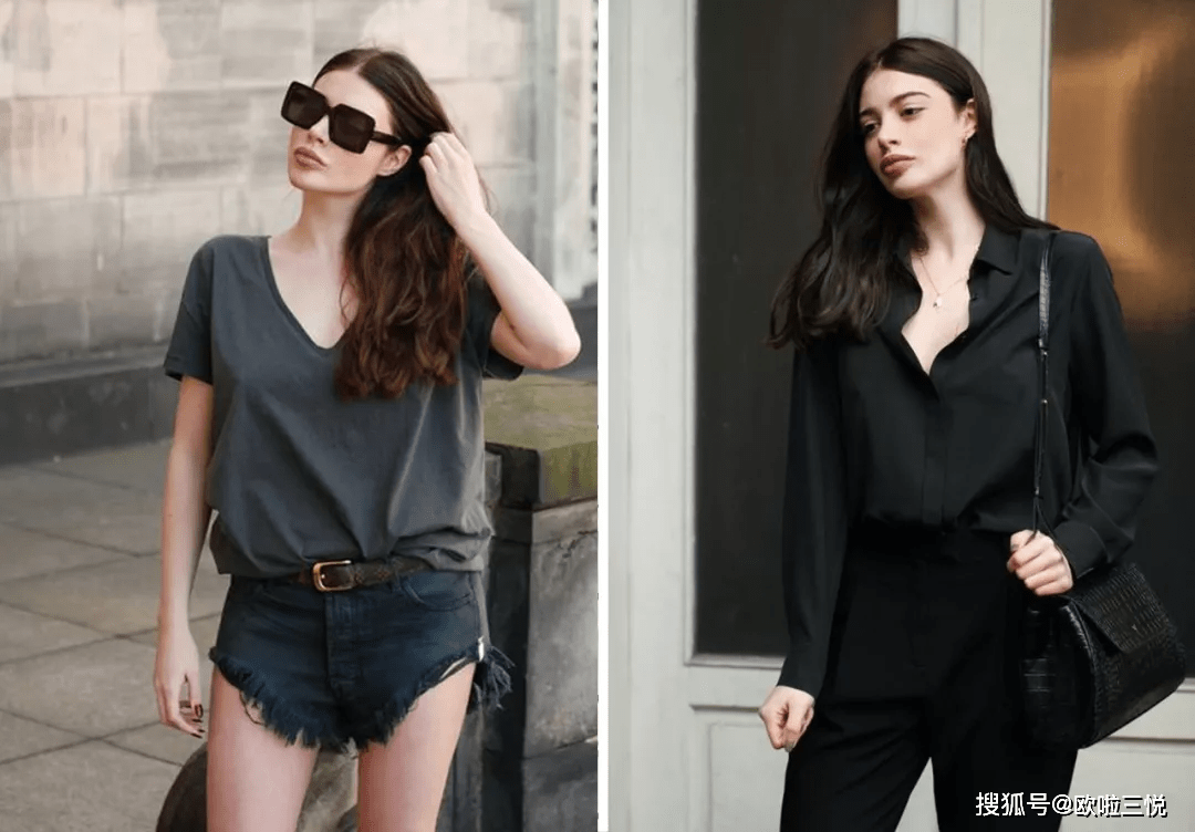 方法会穿衣服vs不会穿衣服的女生