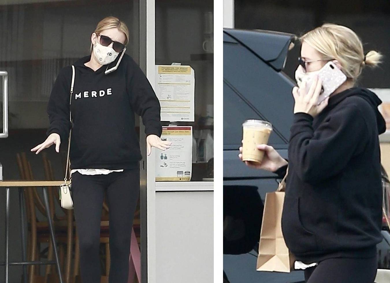 朱丹 怀孕就告别时尚？艾玛和朱丹的穿搭时髦又实用，准妈妈也要美美哒