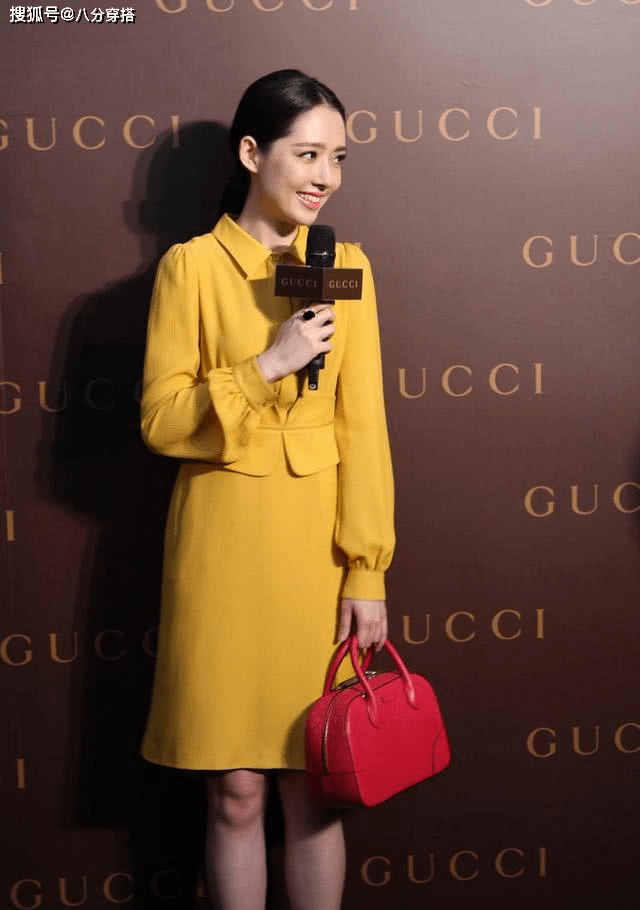 郭碧婷 郭碧婷婚后气质大变，一袭黄裙利落洒脱又有气场，越来越有阔太样