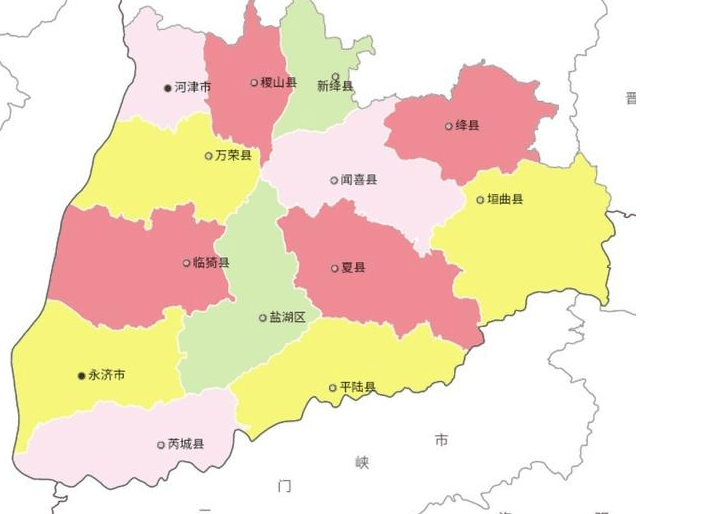 州,沁州直隸州,平定州直隸州,忻州直隸州,代州直隸州,保德州直隸州