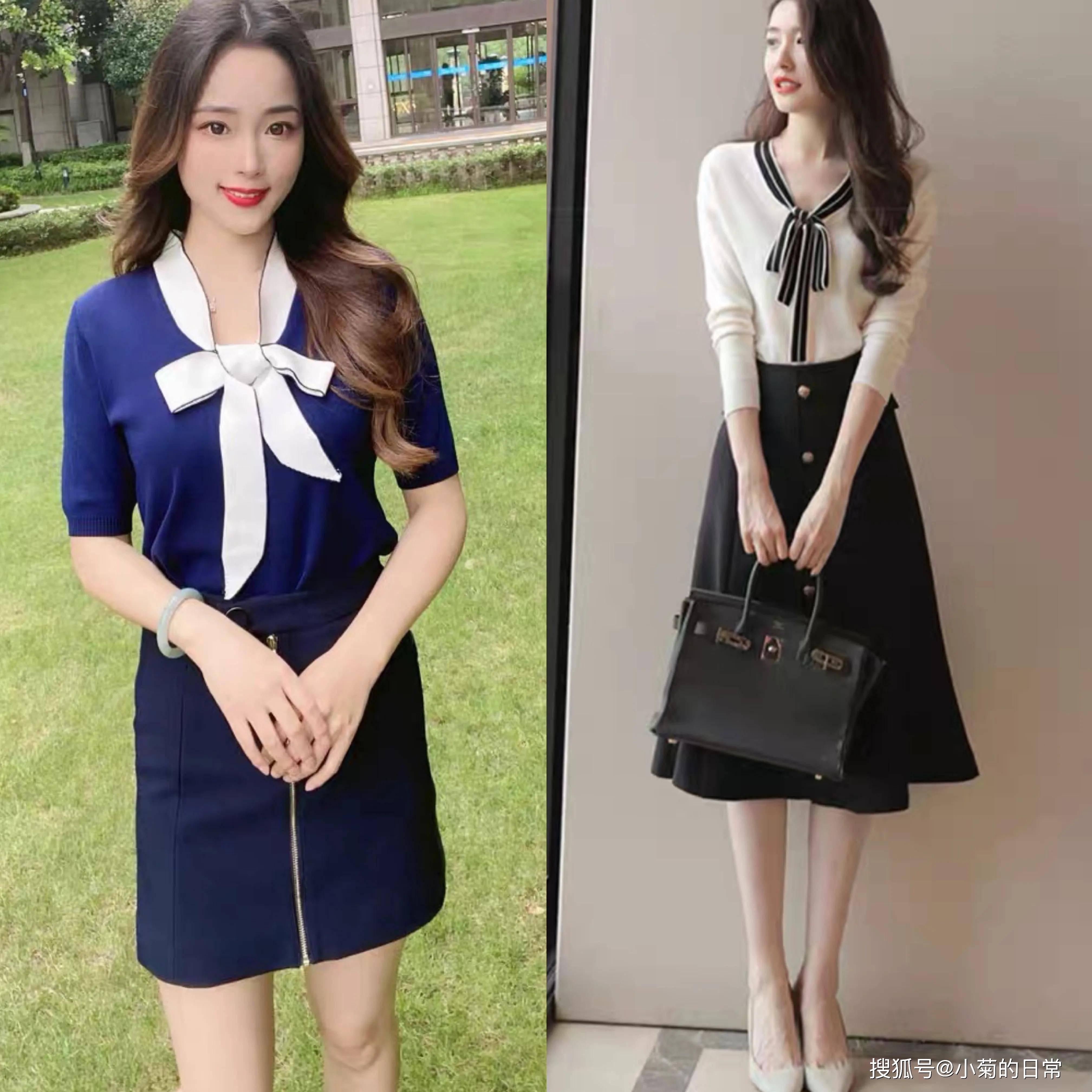 黑色 二八早晚天凉，最美的穿搭就该这样子，颜值一般也能穿得像阔太太