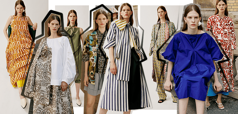 对比 Odeeh 2022春季系列，华丽的极简主义，和谐紧张并存