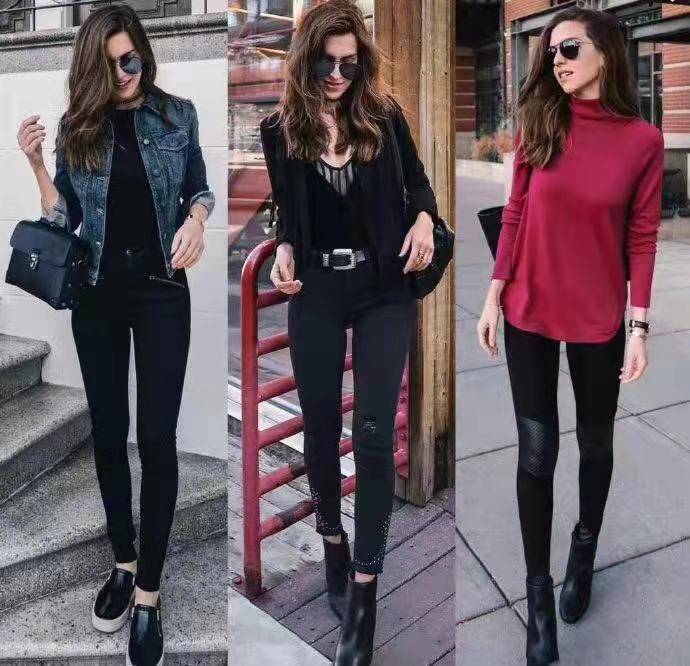 黑色 “小黑裤”是出镜率最高的，百搭不过时