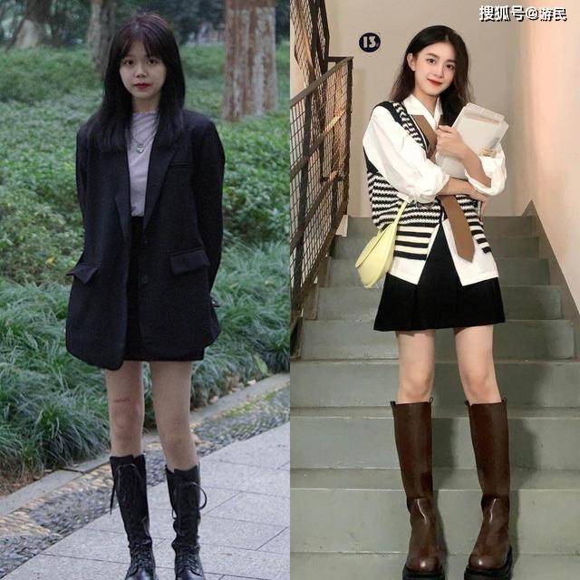 面的 入秋以后，靴子要“长”不要“短”，选对长度就不怕尴尬！