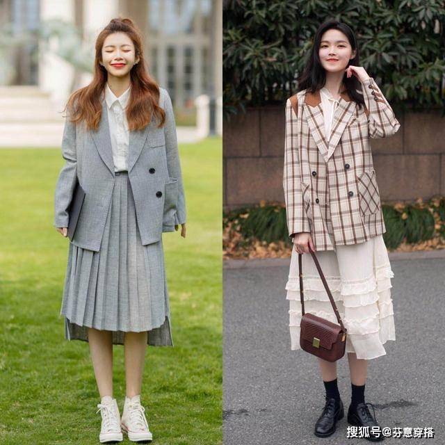 配饰 最近很流行的“小西装”，30+女人都适合，照着穿优雅又显瘦