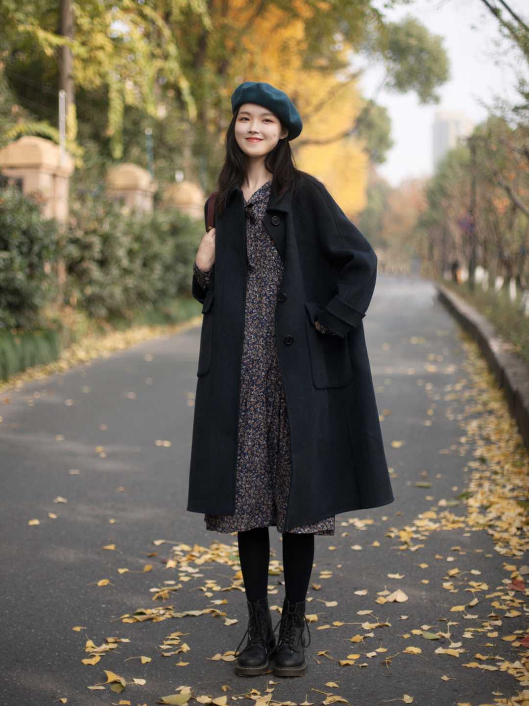 整体 秋天这样穿“碎花裙”高级又洋气，清新减龄又温柔，让你气质翻倍