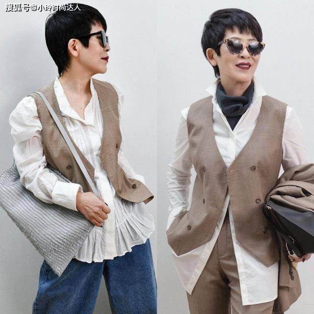 配饰 60岁的女人，建议多学博主这样穿，真实又好看，还很显年轻