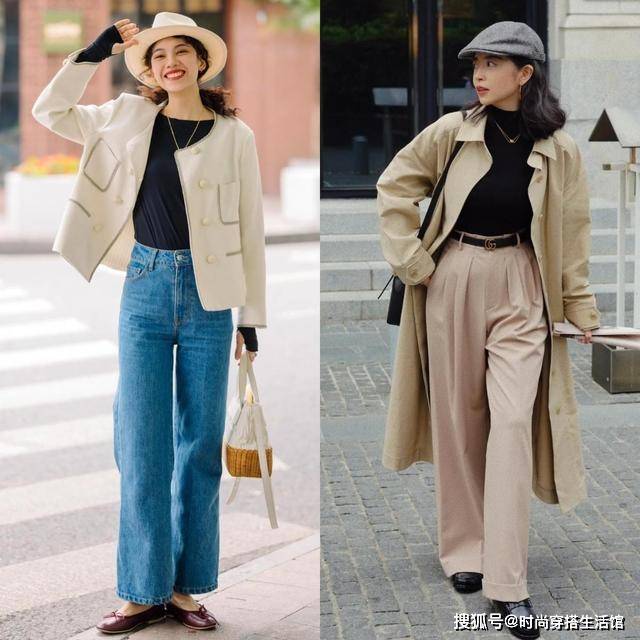 帆布鞋 秋天穿阔腿裤,搭什么鞋子才好看又时髦?